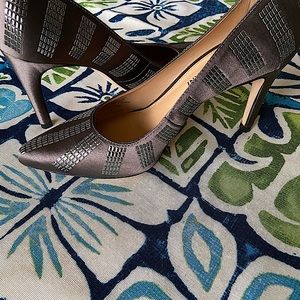 Brand New Antonio Melani Gray/Silver Dress Heels